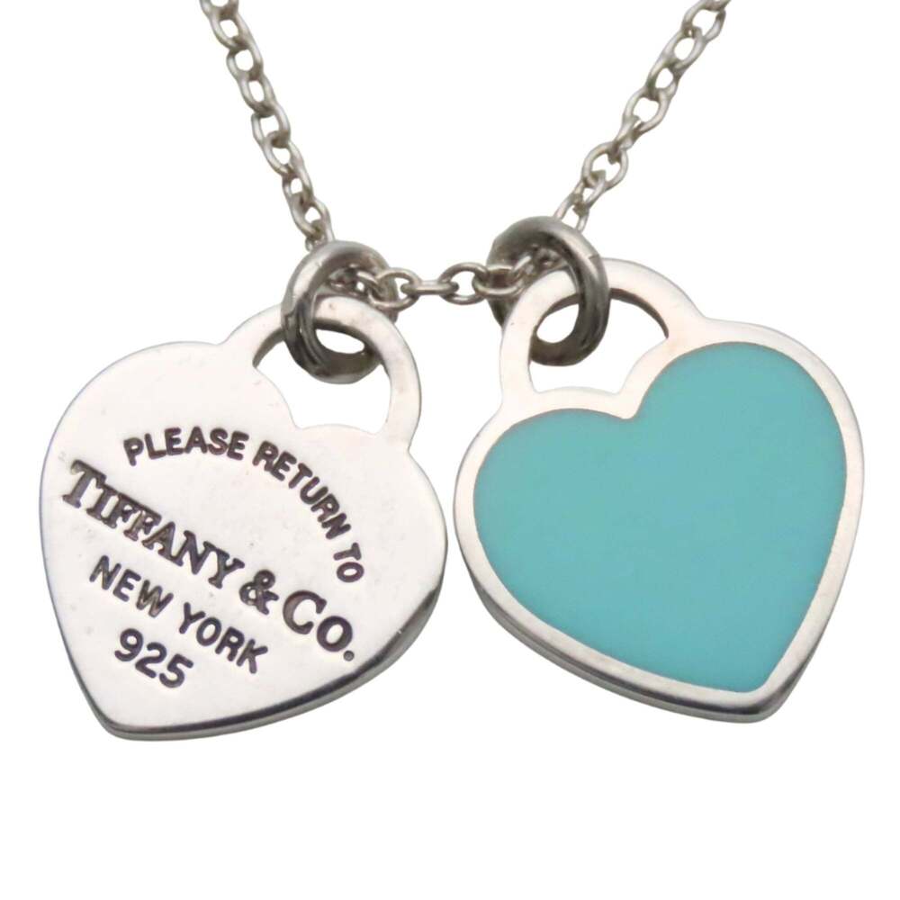 TIFFANY Silver Heart Necklace - Picture 3 of 10